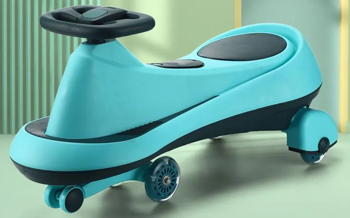 Kids Toy Twist Car Swing Car Light Wheel