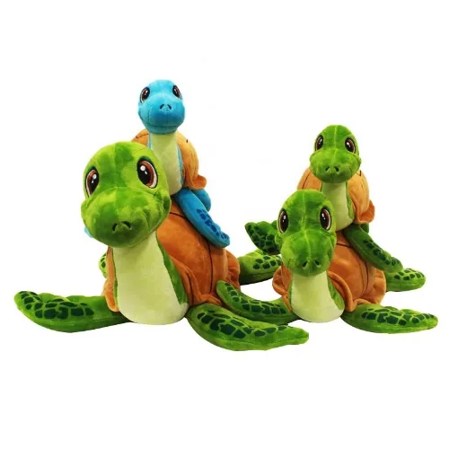 Large Size Plush Tortoise Toy Cute Soft Turtle Pillow