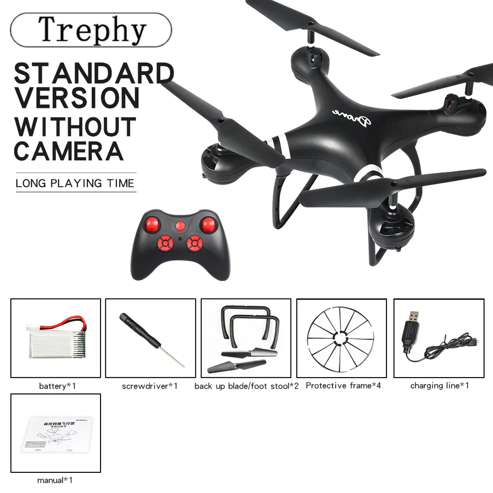 Lf608 WiFi Fpv Professional Foldable Quadcopter RC Drone with 0.3MP/2.0MP/5.0MP Camera (LF608-No Camera-Black)