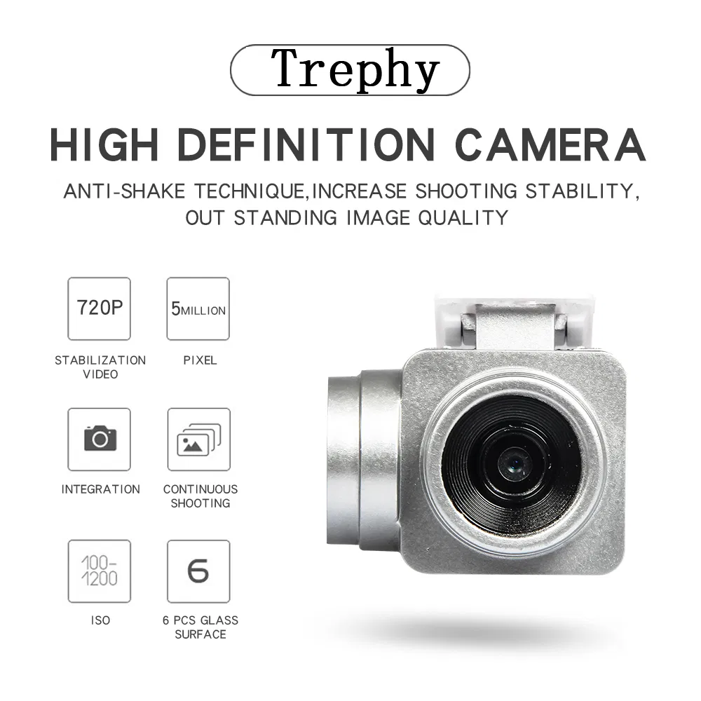 Lf608 WiFi Fpv Professional Foldable Quadcopter RC Drone with 0.3MP/2.0MP/5.0MP Camera (LF608-No Camera-Red)