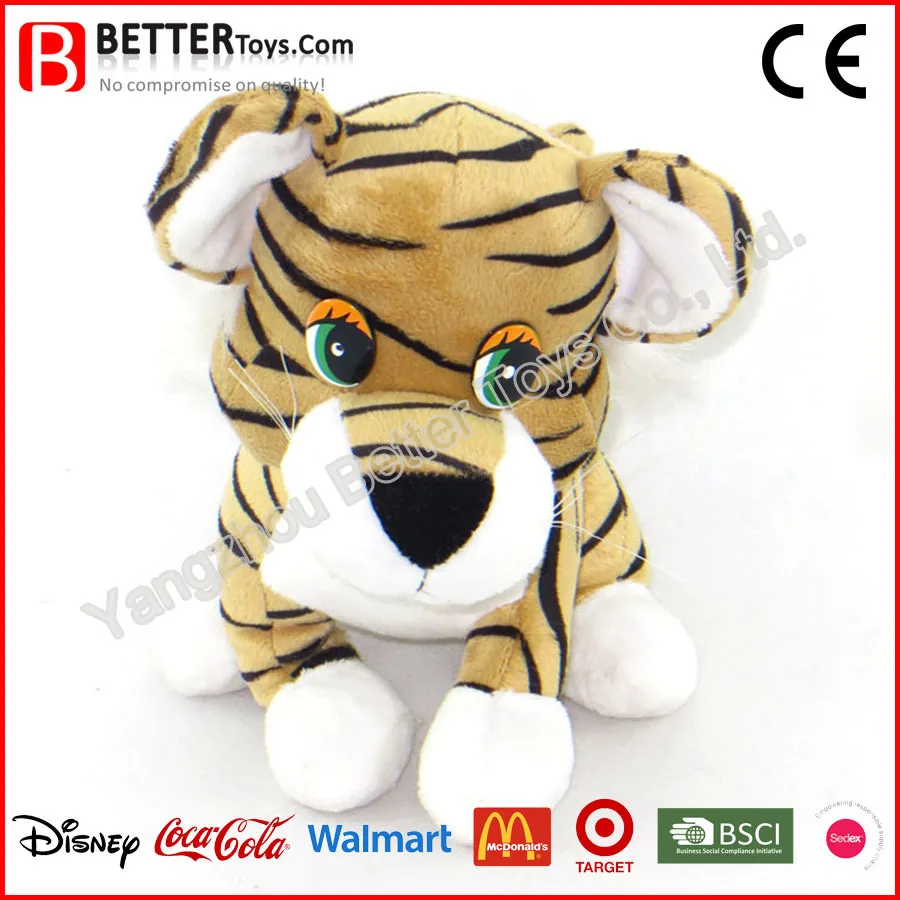 Lively Plush Wild Stuffed Animal Soft Baby Tiger Toy