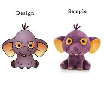 Lovely Stuffed Animals Fuzzy Design Sitting Teddy Bear Soft Plush Toy Mascot Children Toy BSCI Sedex ISO9001