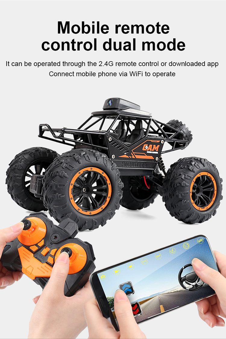 Mini SUV with HD Camera Real-Time Image Transmission Remote Control Car