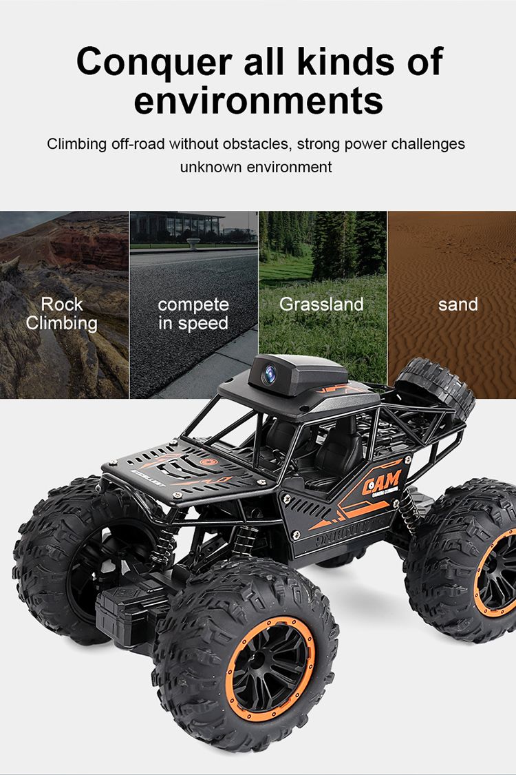 Mini SUV with HD Camera Real-Time Image Transmission Remote Control Car
