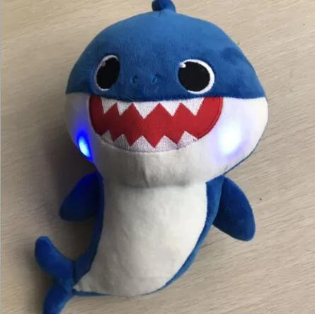 Musical Singing LED Pinkfong Baby Shark Plush Toys with Light