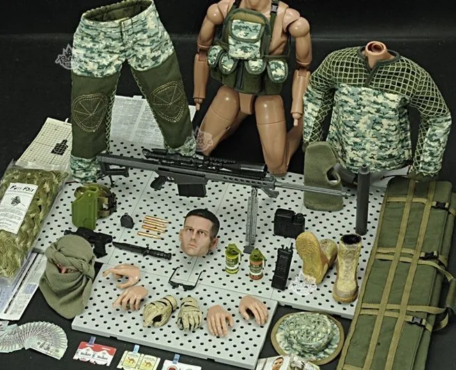 New 12 "Reshipment Jungle Sniper Soldier Action Figure