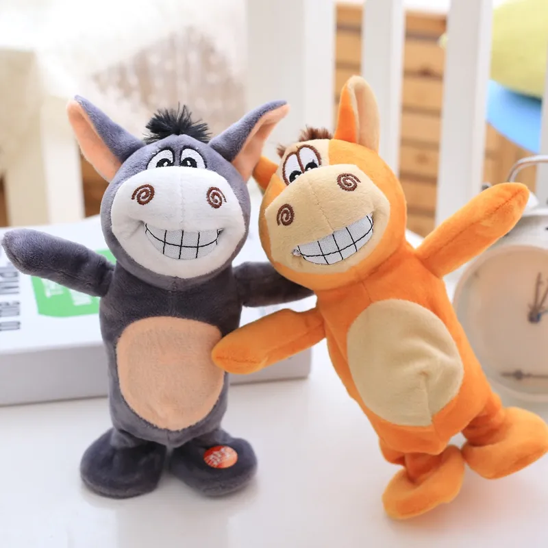 New Stuffed Animal Electric Talking Donkey Toy for Children