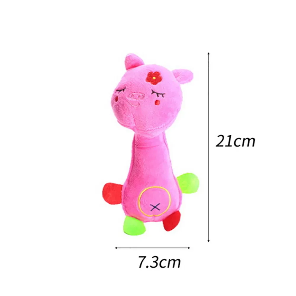 Pet Dog Cat Plush Squeak Sound Dog Toys Funny Fleece Durability Chew Molar Toy Elephant Duck Pig