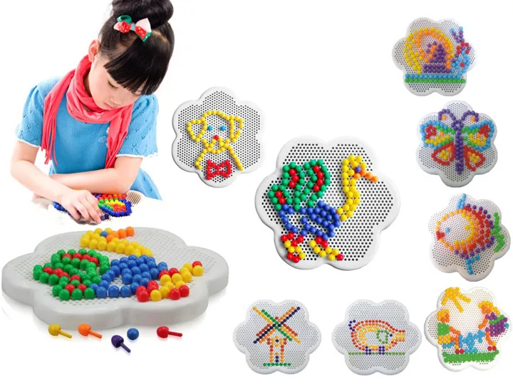 Plastic Tabletop Toys Building Blocks Toddler Gifts
