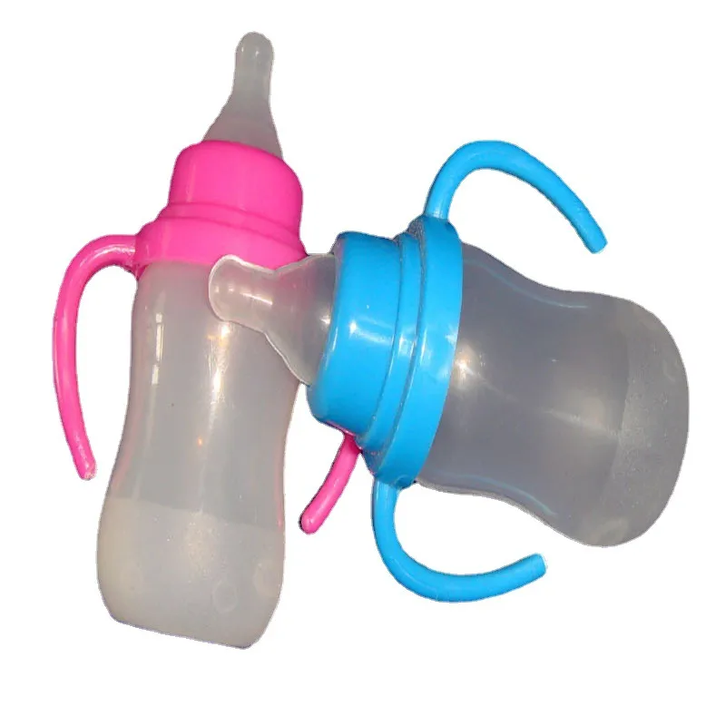 Plastic Toy Doll Feeding Bottle Transparent Bottle for Feeding
