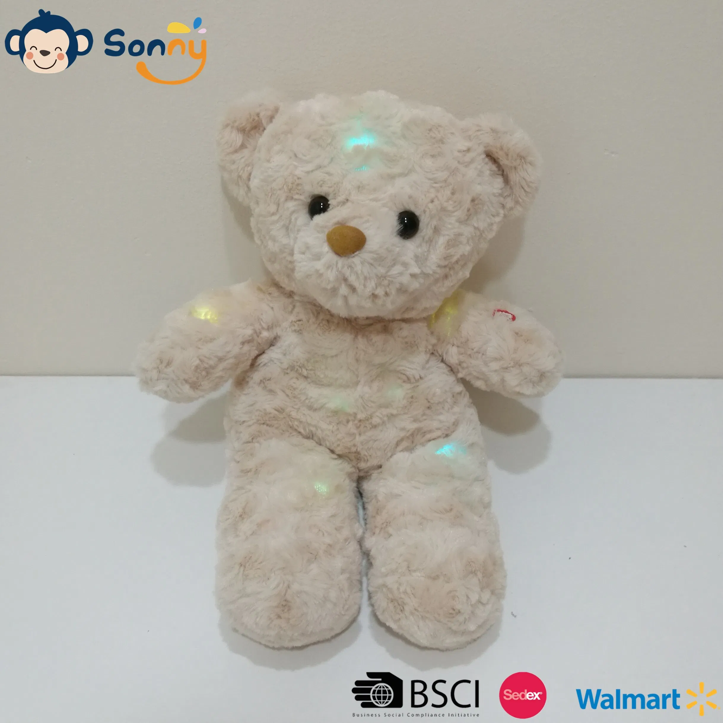 Plush Bear Toys Lights Soft Toys with En71 Certificate