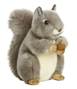 Plush Toy Soft Stuffed Light Brown Squirrel Animal Toys