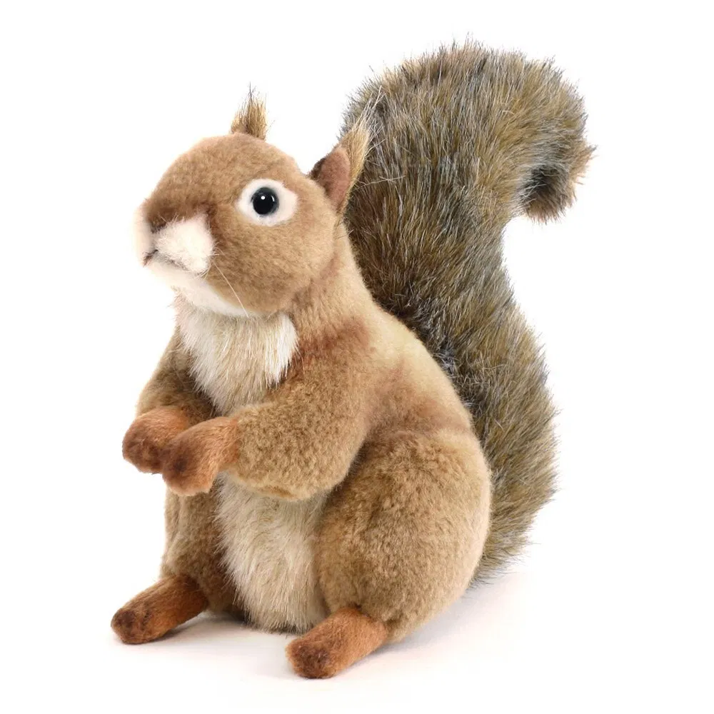 Plush Toy Soft Stuffed Light Brown Squirrel Animal Toys