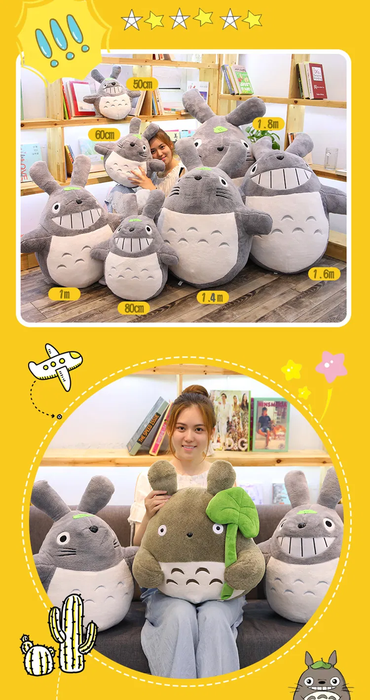 Plush Toys Totoro Doll Cute Big Doll Sleep Pillow Doll 61 Children′s Day Gift