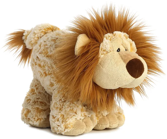Plushy Lion Doll Stuffed Zoo Animals Gifts for Kids