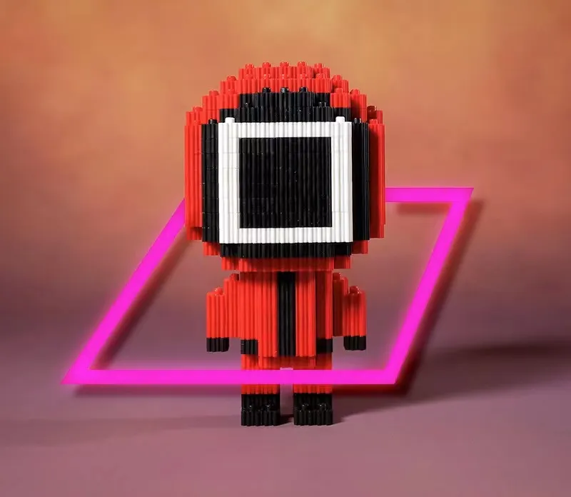 Popular Amazon Hot Sale TV Squid Game Building Block