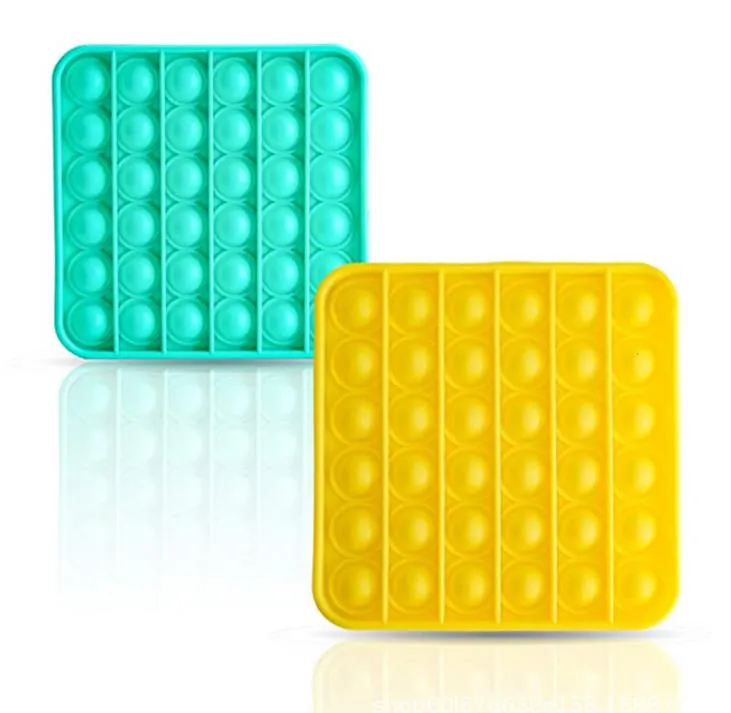 Push Pop Bubble Fidget Sensory Toy, Autism Special Needs Stress Reliever Silicone Stress Reliever Toy