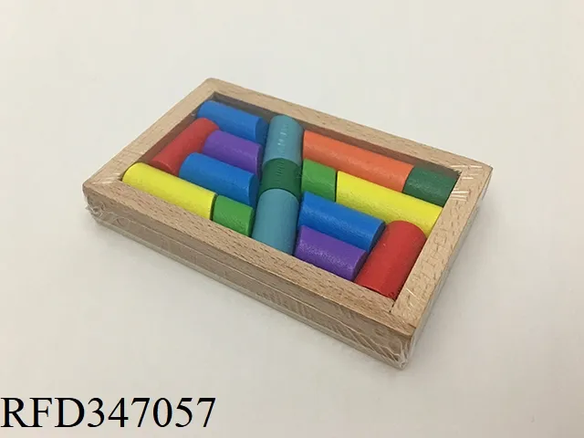 Puzzle Jigsaw Wooden Colored Magic Wand Puzzle Wooden Toys for Kids