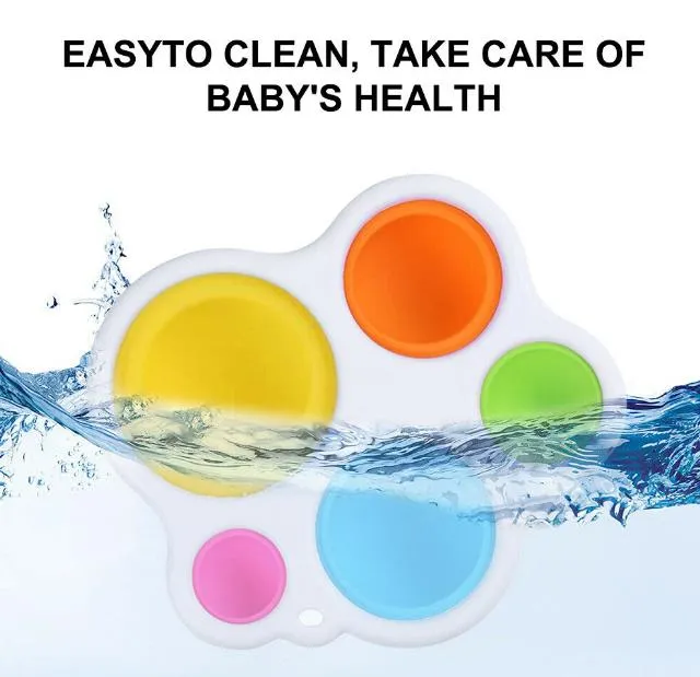 Simple Dimple Fidget Toy, Silicone Flipping Board Early Educational, Sensory Board Gifts