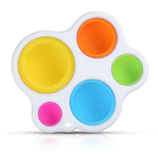 Simple Dimple Fidget Toy Tress Relief Hand Silicone Sensory Toys Anxiety Relief Adha Autism