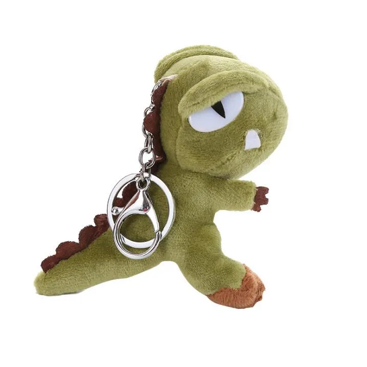 Small Stuff Little Handmade  Cartoon Dinosaur Plush Keychain Dragon Toys