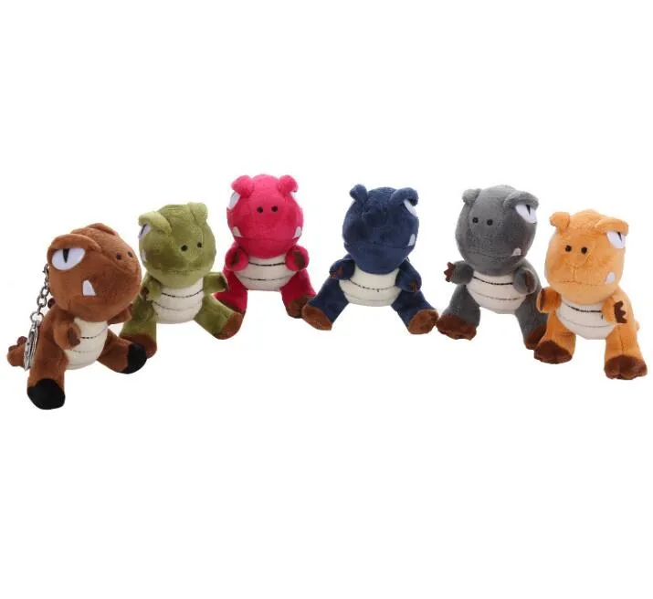 Small Stuff Little Handmade  Cartoon Dinosaur Plush Keychain Dragon Toys