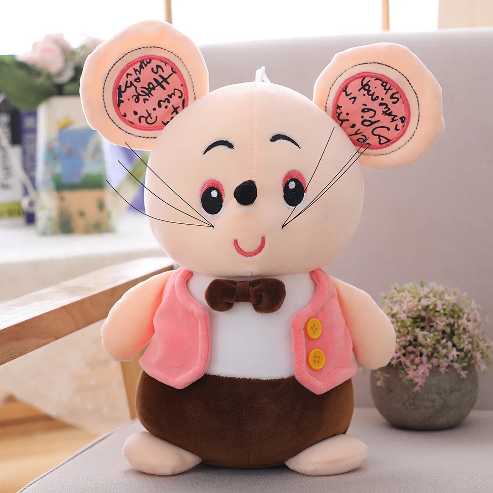 Soft Stuffed Cute Lying Plush Cat with Smiling Face Valentines Gifts