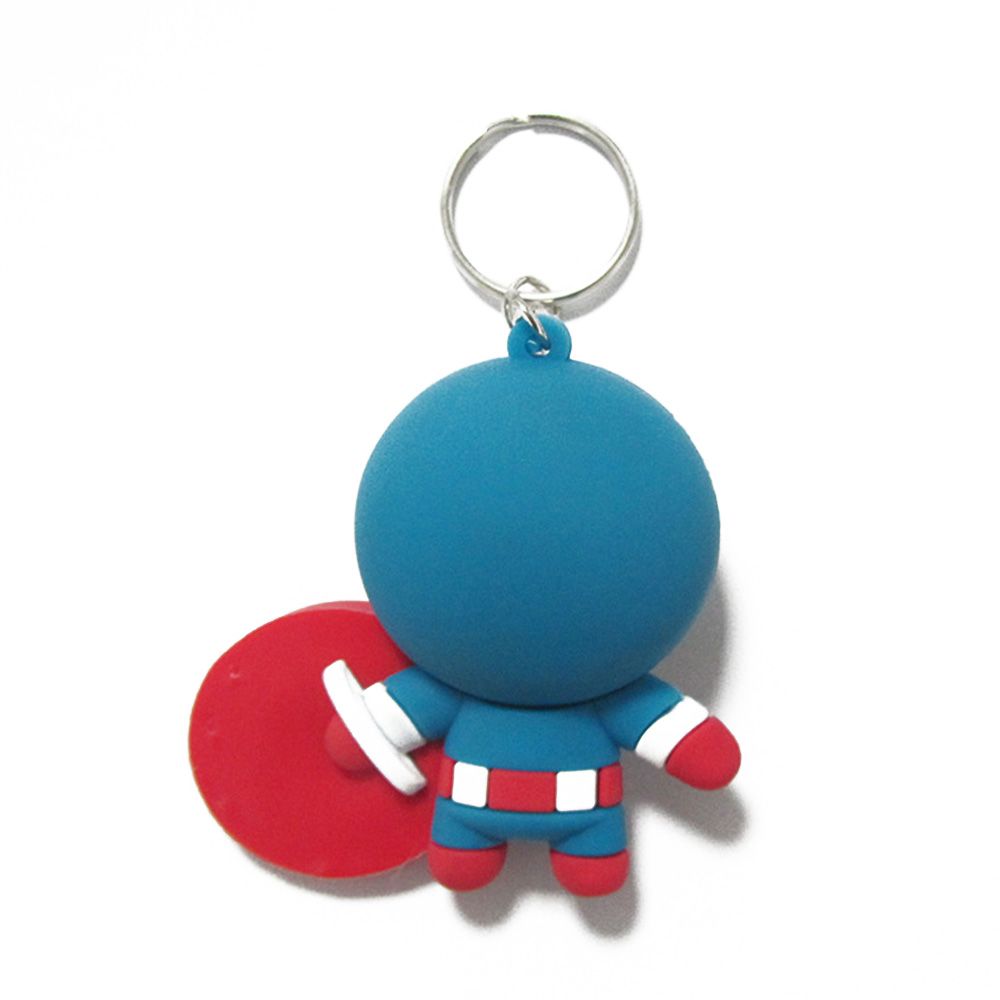 Spiderman 3D Figure Soft PVC Keychain