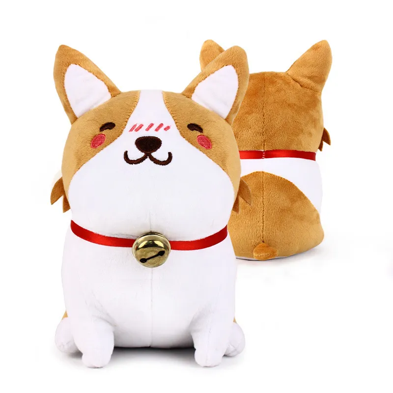 Stuffed Animal Toy Corgi Dog Decoration Toy for Kids