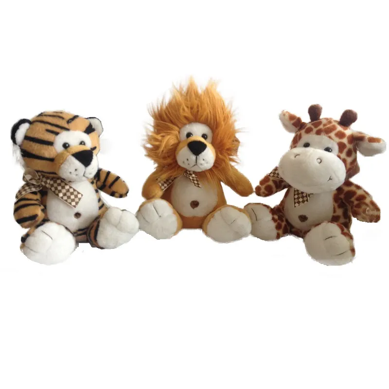 Stuffed Animals Cute Plush Dog Monkey Lion Frog Pig