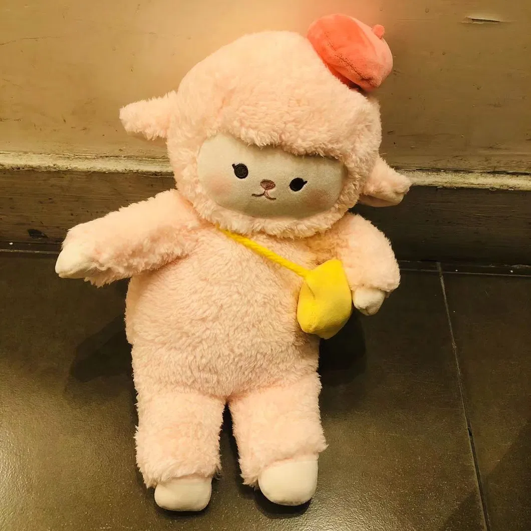 Super Soft Toy Sheep Kawaii Custom Cute Stuffed Sheep Doll Babysheep Stuffed Animal Soft Sheep Plush Toy