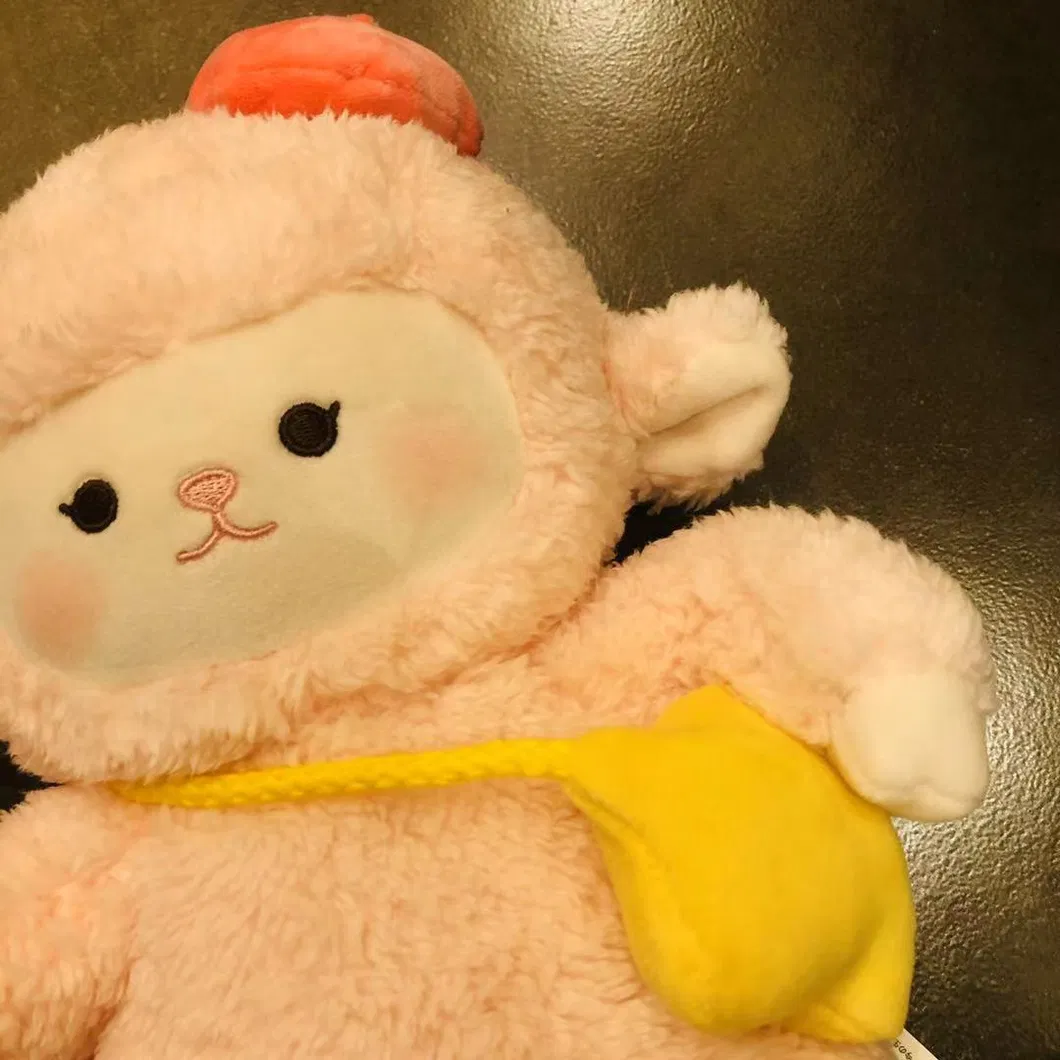 Super Soft Toy Sheep Kawaii Custom Cute Stuffed Sheep Doll Babysheep Stuffed Animal Soft Sheep Plush Toy