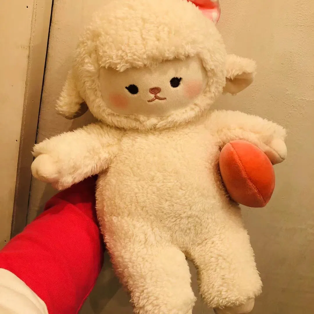 Super Soft Toy Sheep Kawaii Custom Cute Stuffed Sheep Doll Babysheep Stuffed Animal Soft Sheep Plush Toy