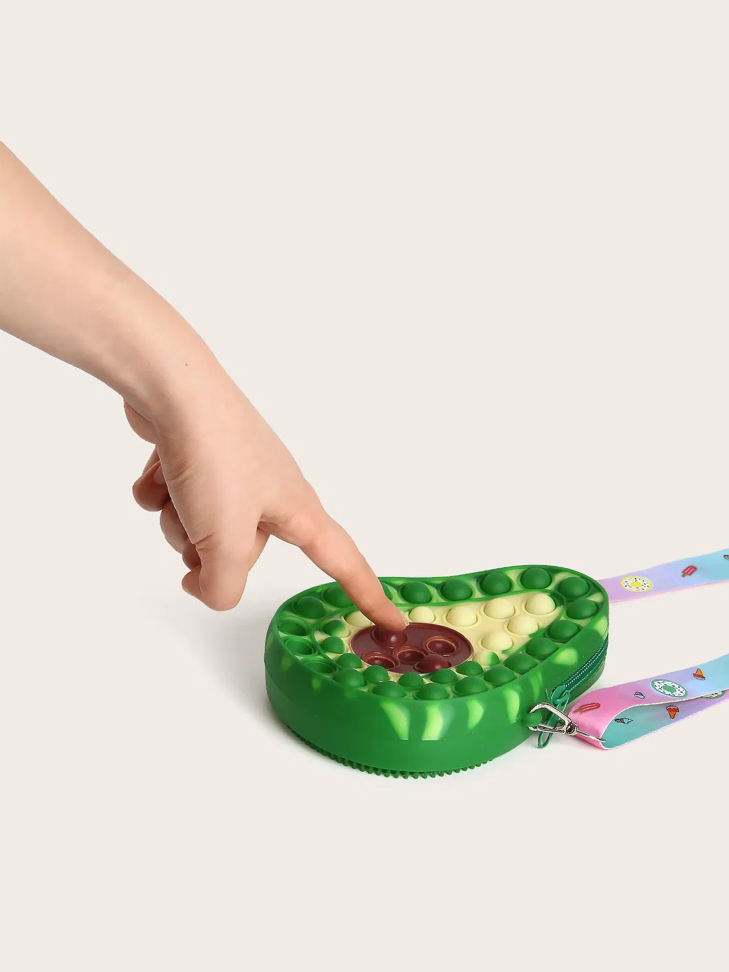Supercute Products Silicon Decompression Toy Avocado Rodent Control Rats Pioneer Fidge Toy - Big