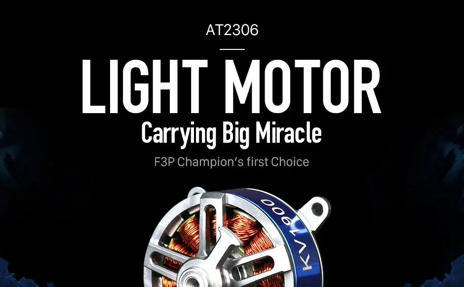 T-Motor Short Shaft At2306 2300kv BLDC Motor for 3D F3p RC Model