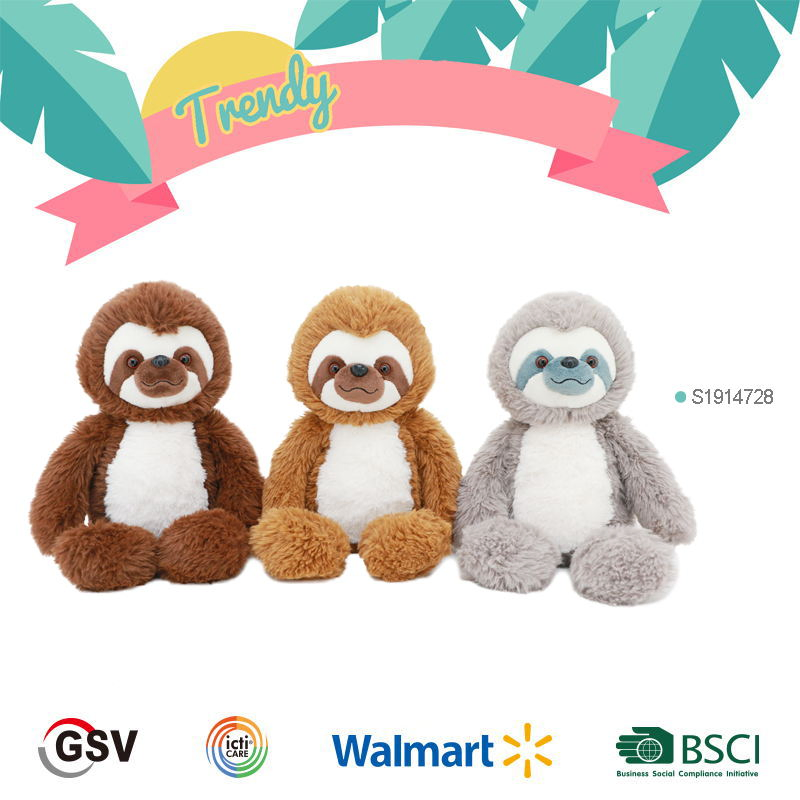 Trendy Animals Sloth Plush Toy