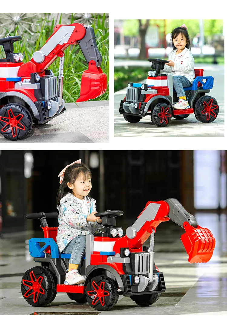 Wholesale Children′ S Electric Excavator Big Battery Car Kids Ride on Car