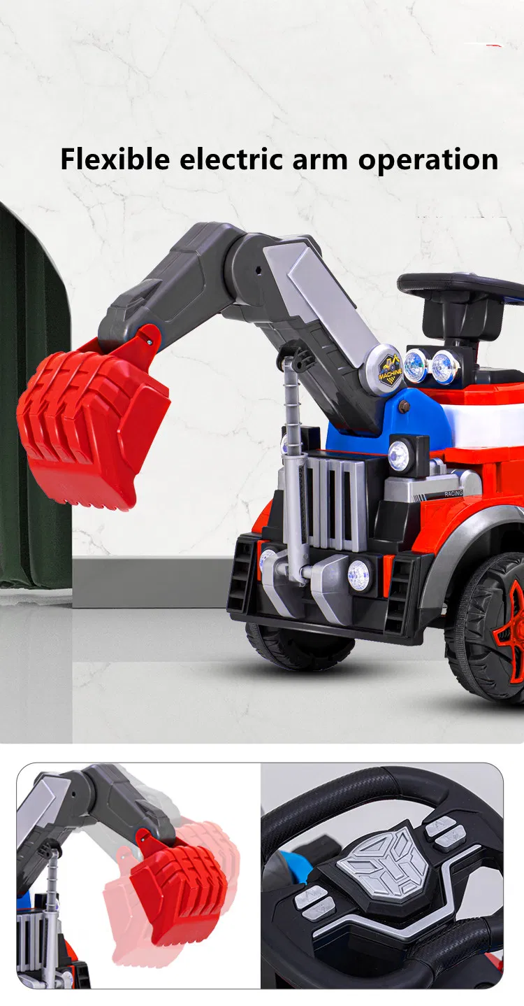 Wholesale Children′ S Electric Excavator Big Battery Car Kids Ride on Car