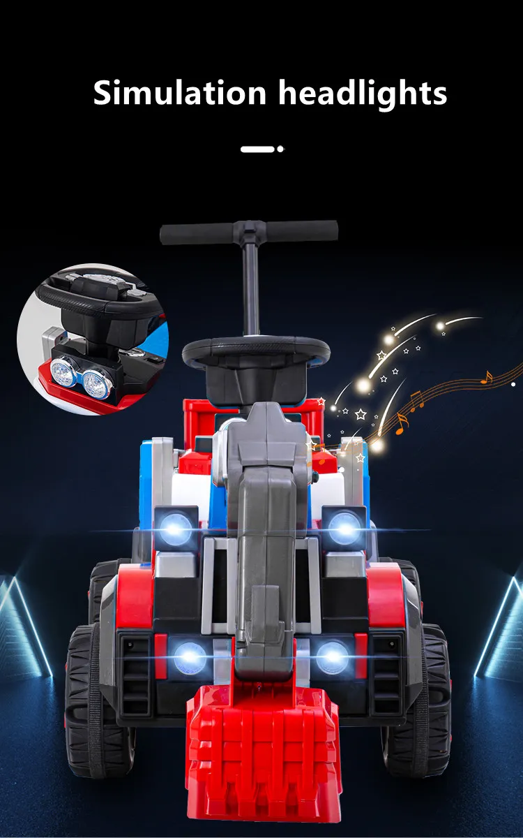 Wholesale Children′ S Electric Excavator Big Battery Car Kids Ride on Car